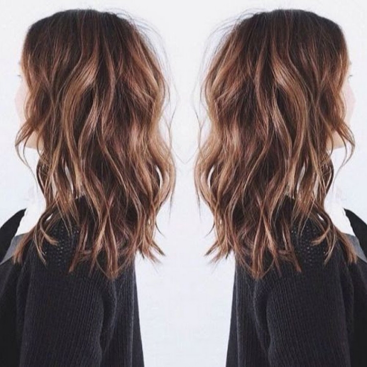 Локоны с прямыми концами