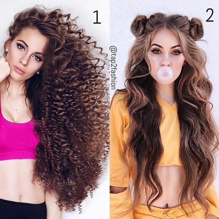 Прямые или волнистые волосы модные