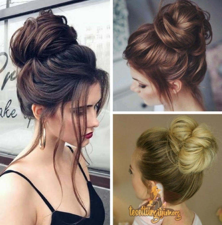 Собранные прически