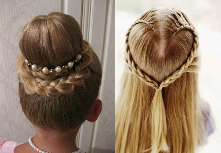 Причёски для девочек в школу