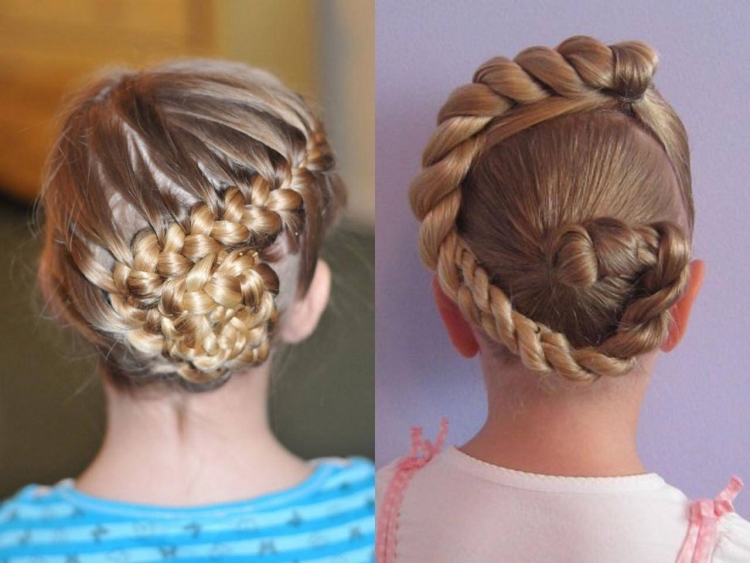 Косы на новый год для девочек