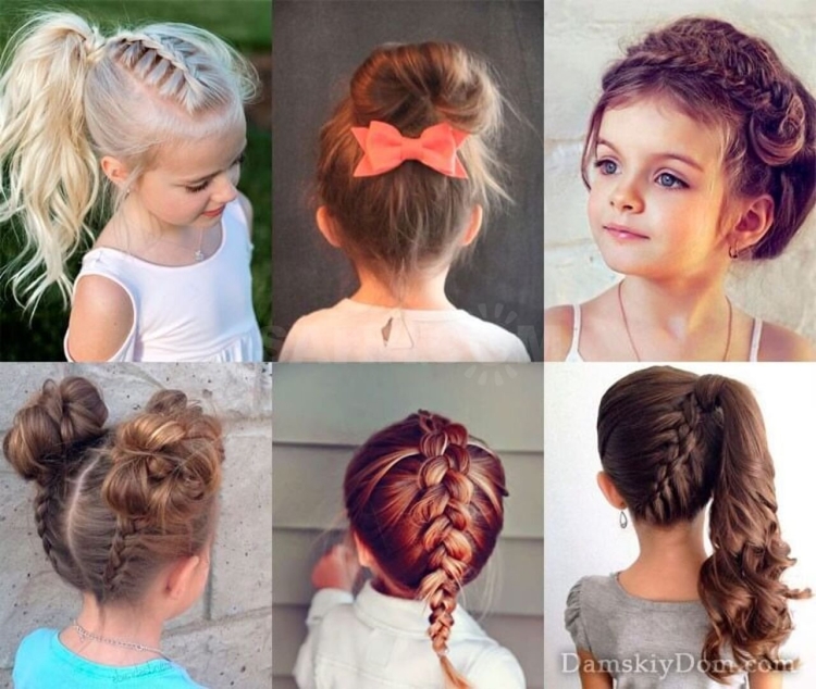 Быстрые и красивые прически для девочек в школу