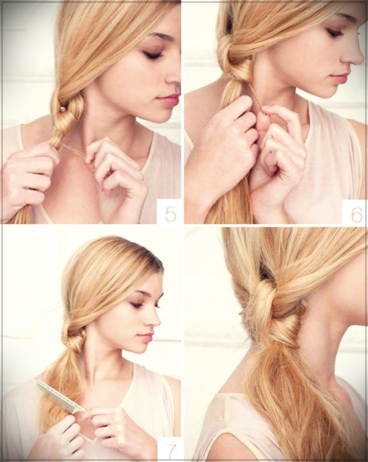 Простые летние прически на средние волосы