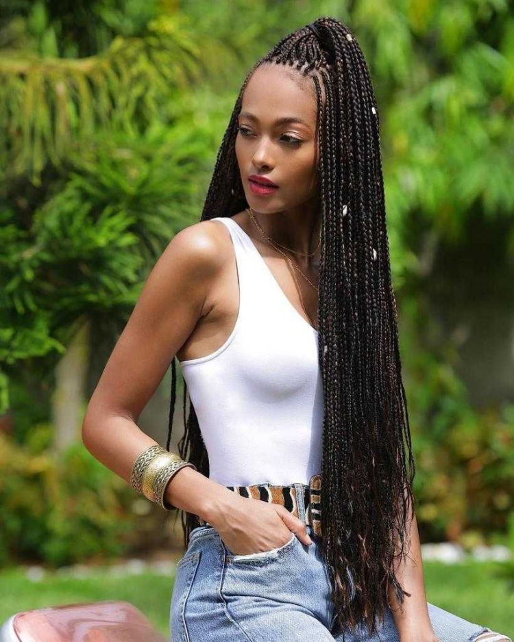 Афрокосы Box Braids