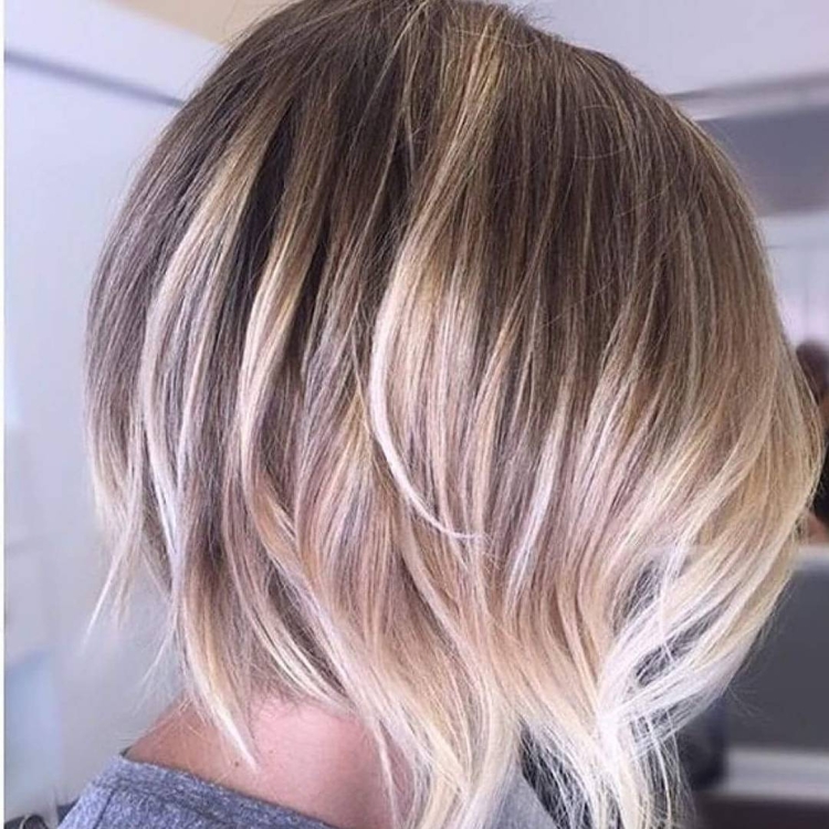 Мелирование балаяж каре