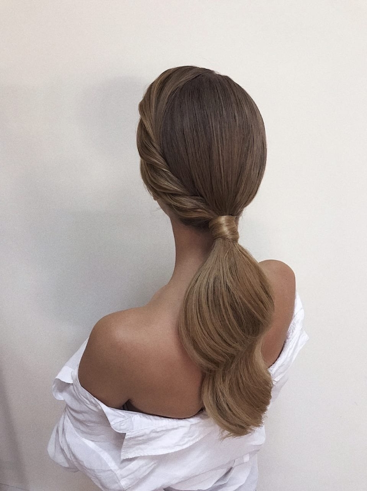 Укладка классический хвост