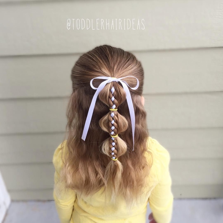 Детские прически с распущенными волосами