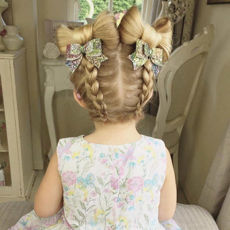 Детские прически на выпускной