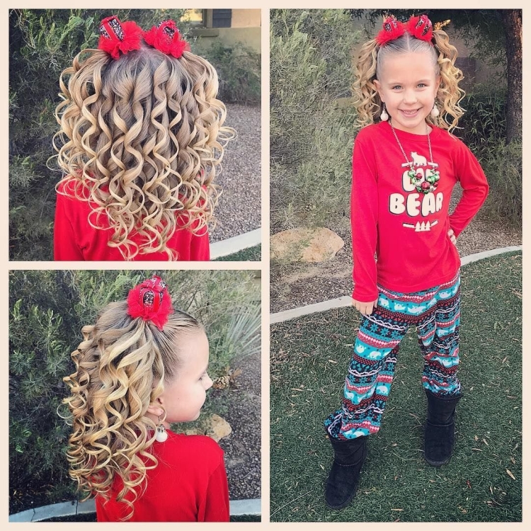 Детские прически с кудряшками