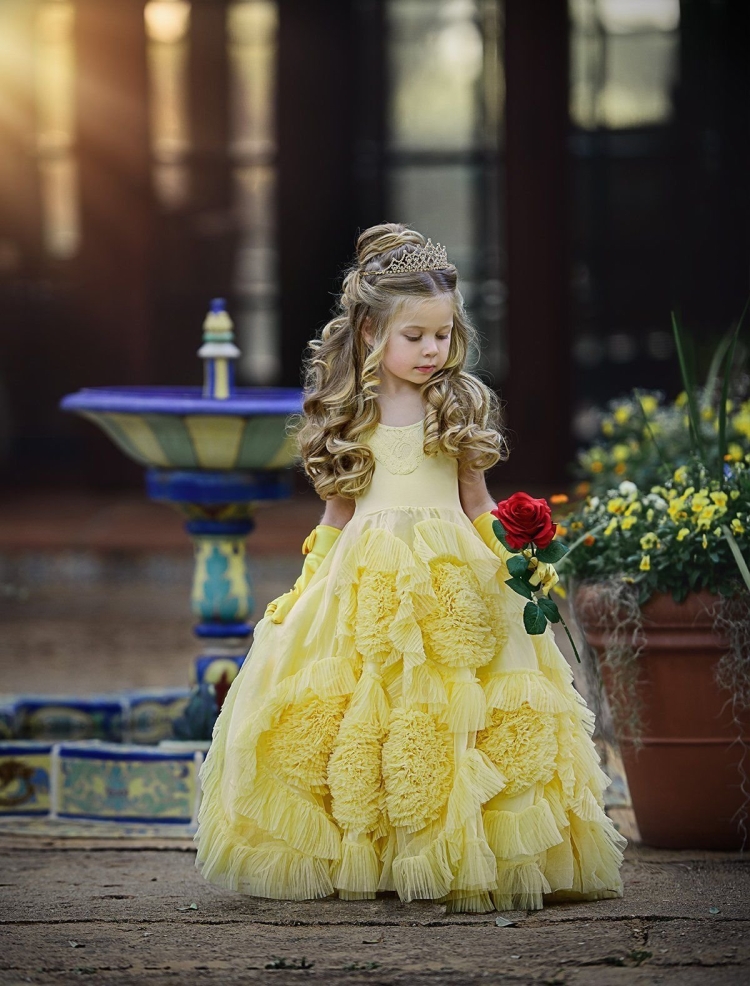 Прическа принцессы для девочки