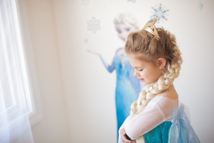 Прическа для принцессы на утренник