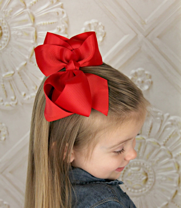Ободок с бантом для девочки