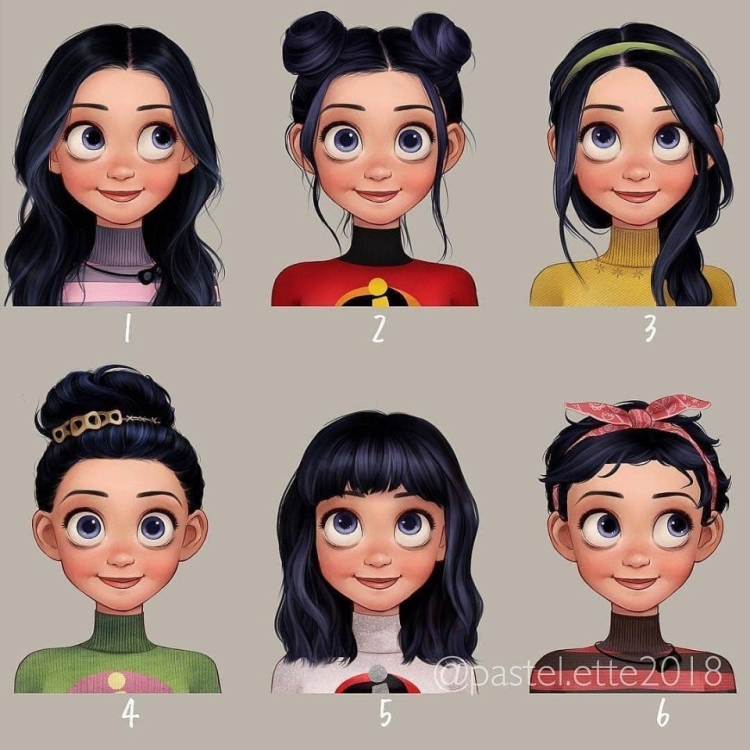 Прически Диснеевских принцесс