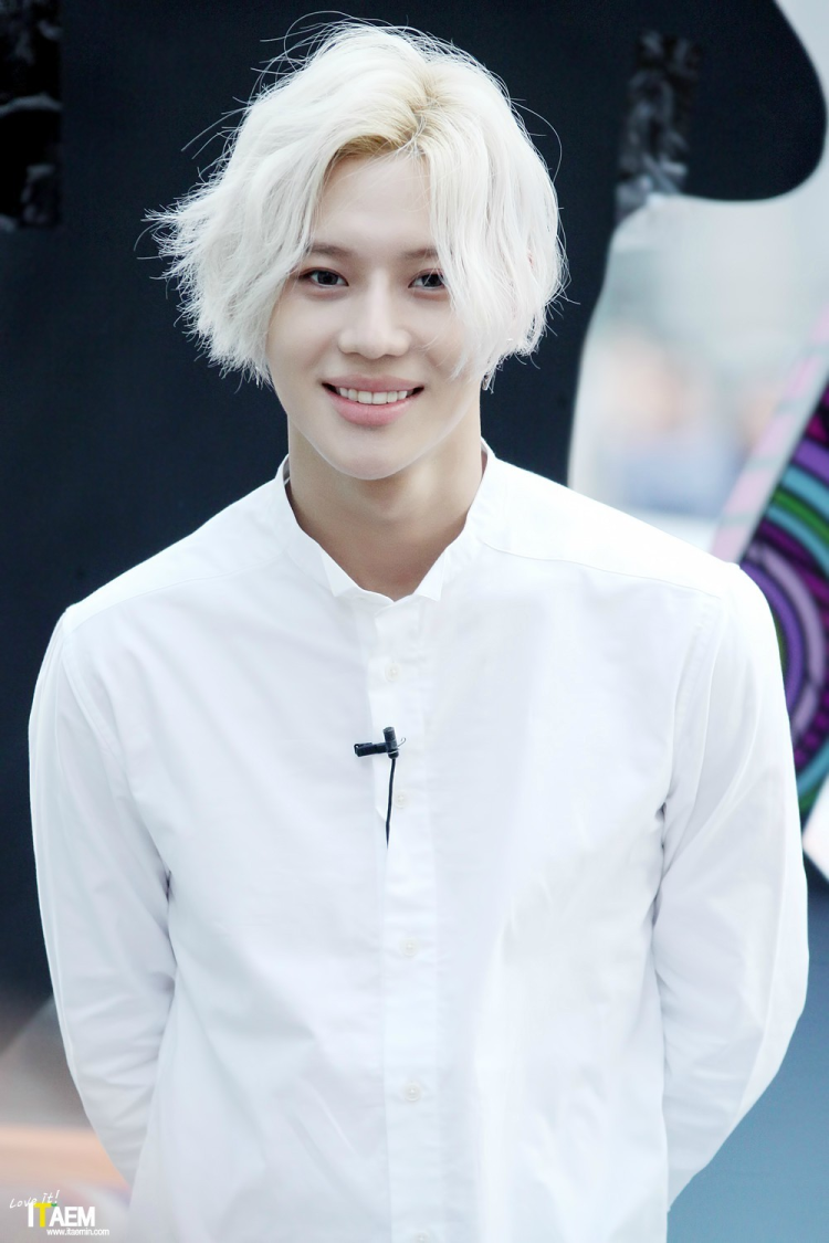 Тэмин из SHINEE блондин