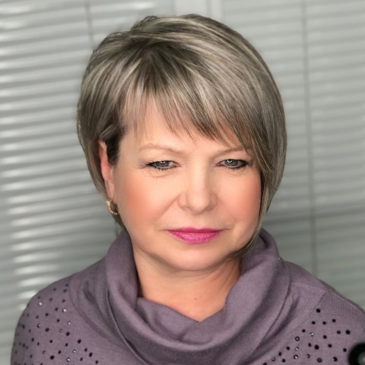 Короткие стрижки для полных женщин