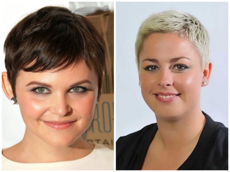 Очень короткие стрижки для полных женщин