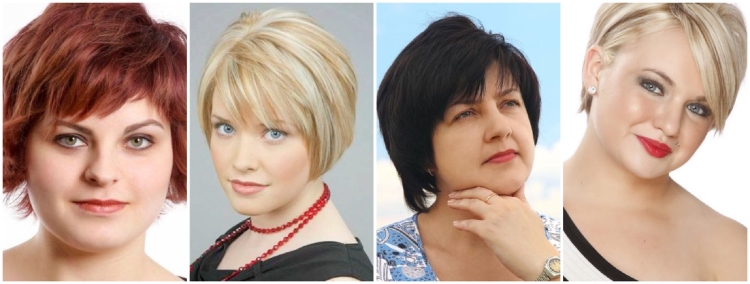 Стрижки для полного лица