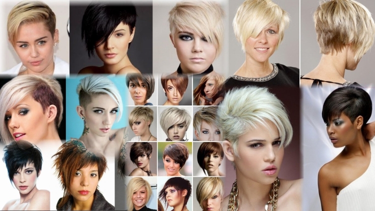 Креативные стрижки женские на короткие волосы