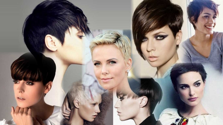 Модельная стрижка женская короткие волосы