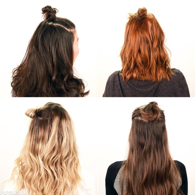 Маленький пучок на макушке