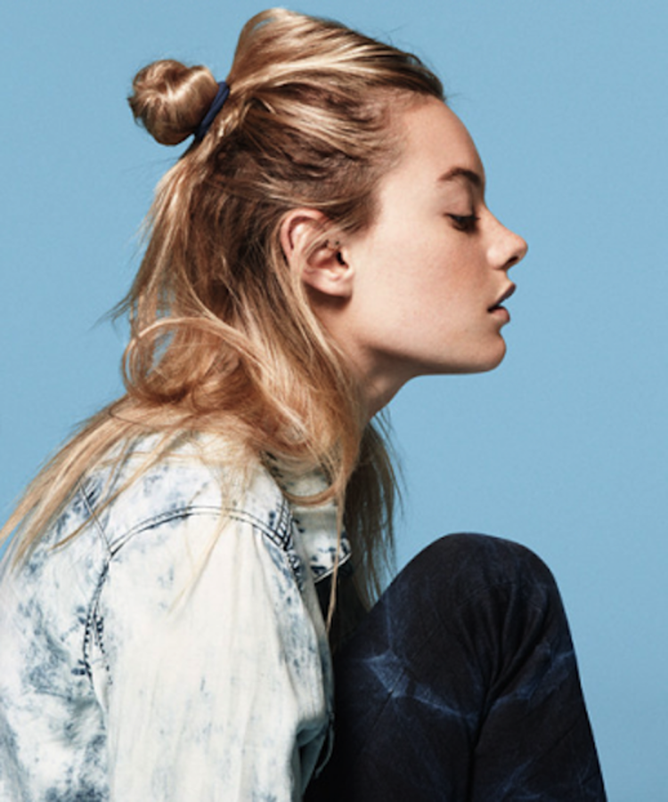 Прическа полупучок