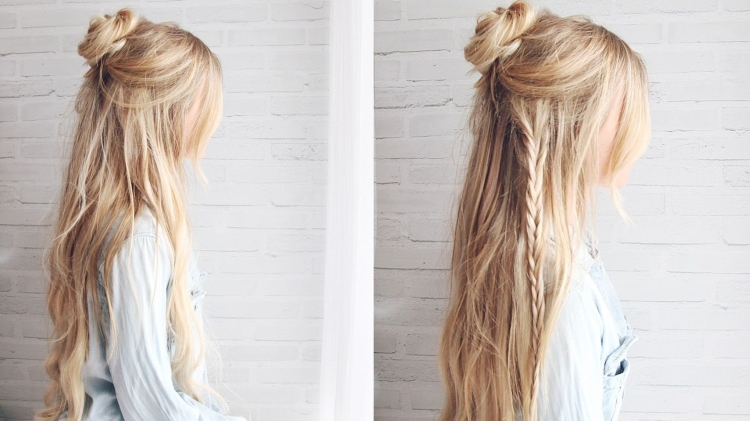 Прическа мальвинка на длинные волосы