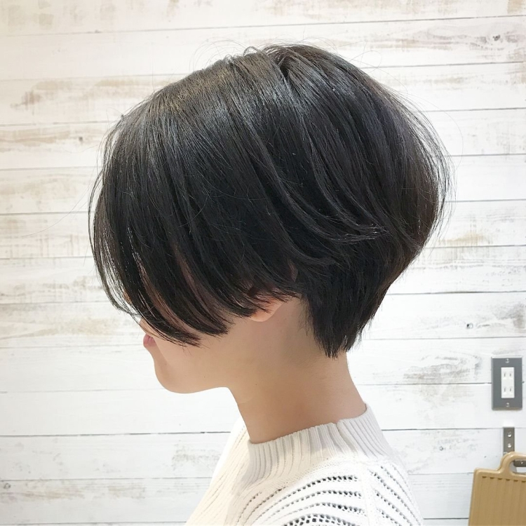 Корейская Томбой Боб каре прическа Боб