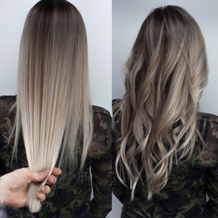 Омбре балаяж шатуш мелирование