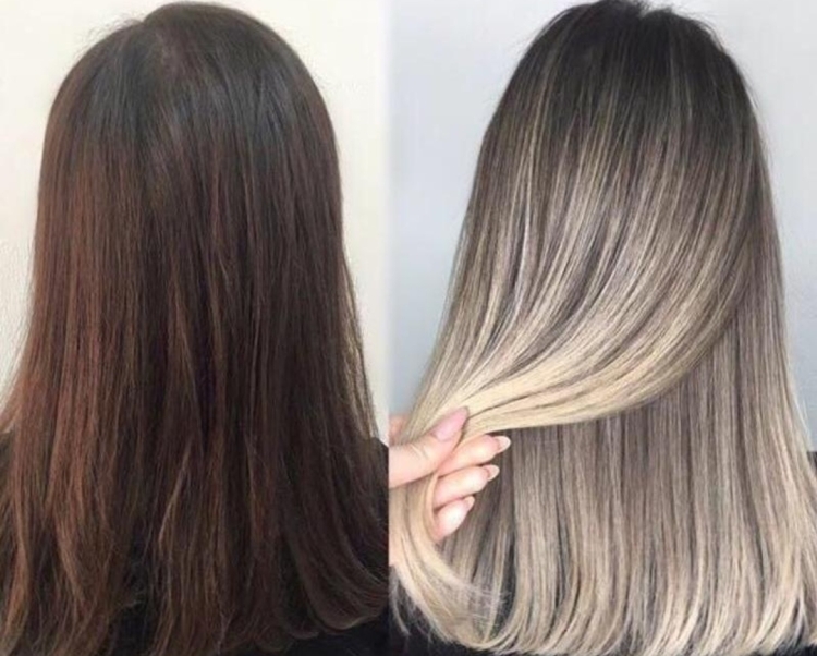 Эйр тач на темные волосы