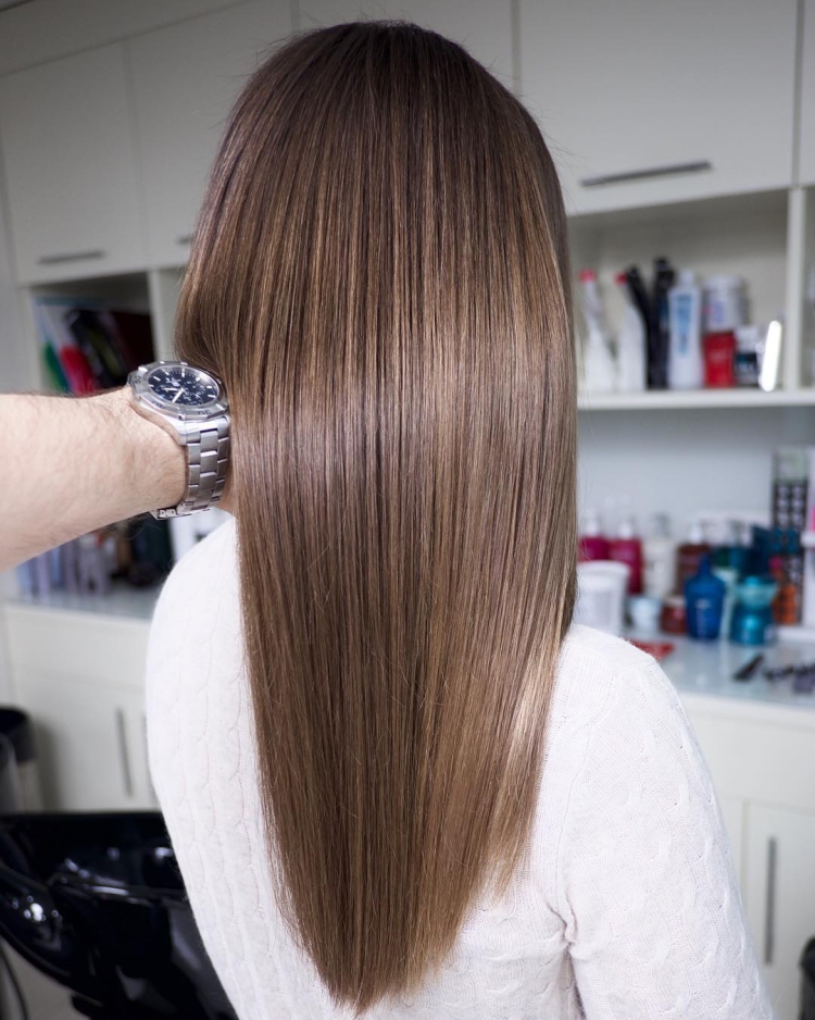 Эйр тач на темные волосы