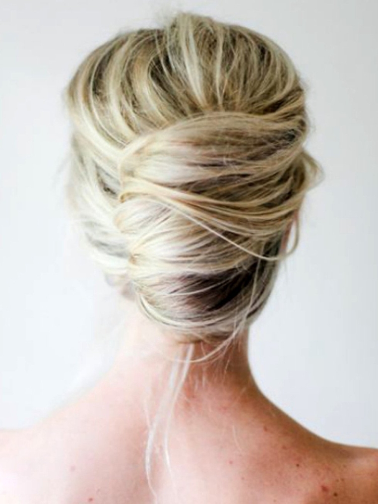 Небрежная Ракушка прическа