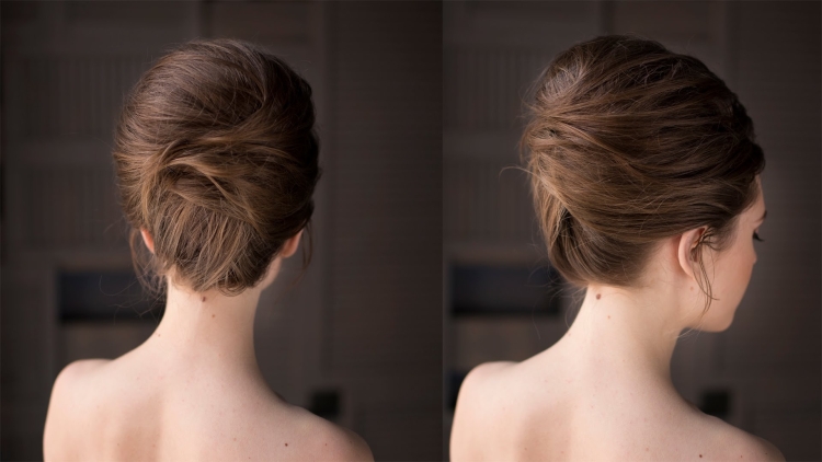 Прическа высокая Ракушка