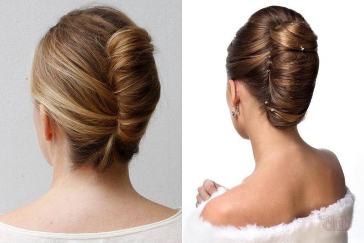 Причёска Ракушка на длинные волосы