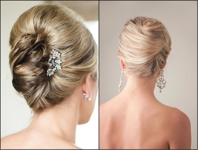 Причёска Ракушка на средние волосы