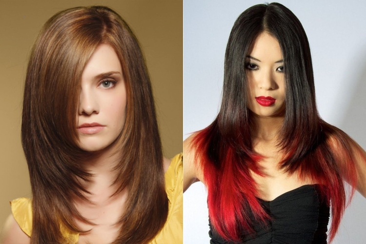 Стрижка лесенка