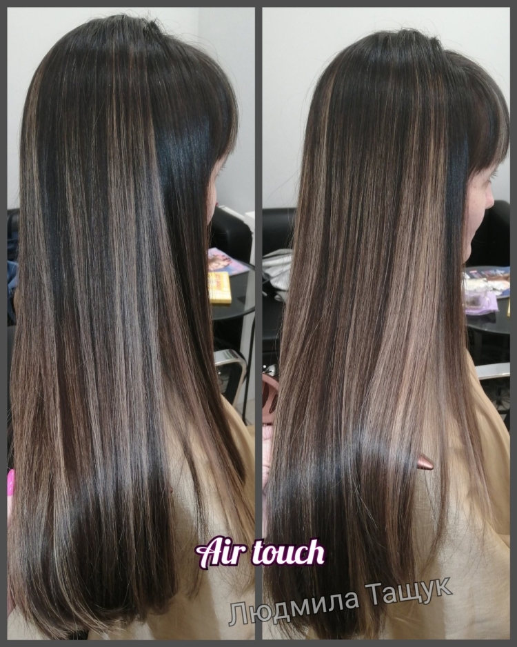 Темно русый аэр тач