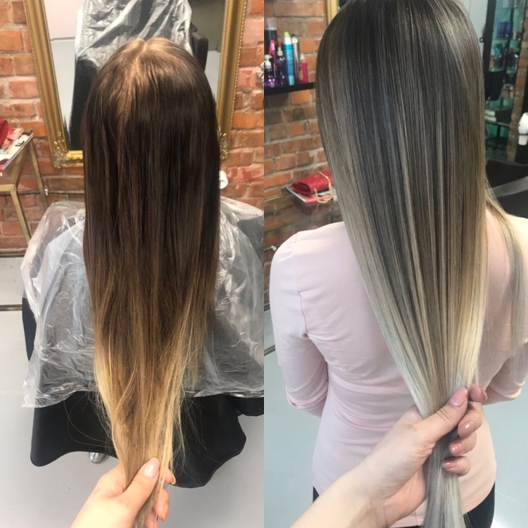 Окрашивание волос АИР тач