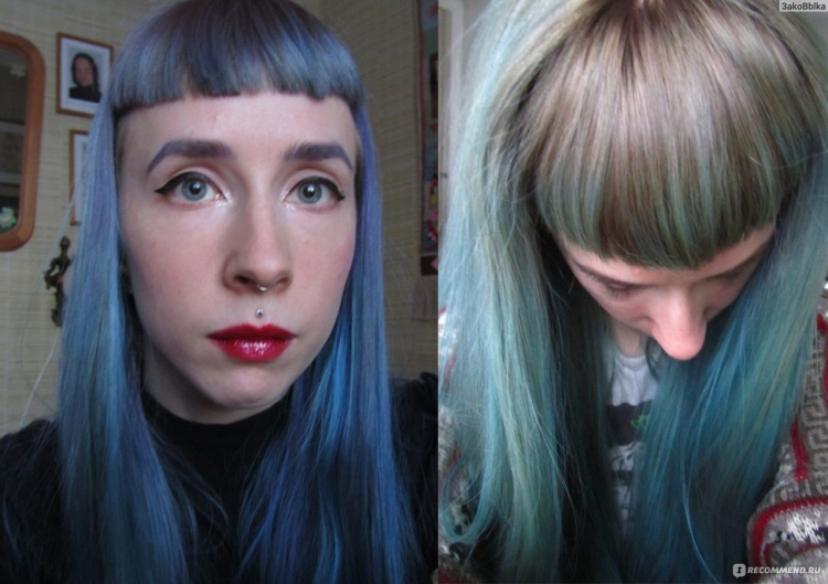 Цветная тоника смывается?