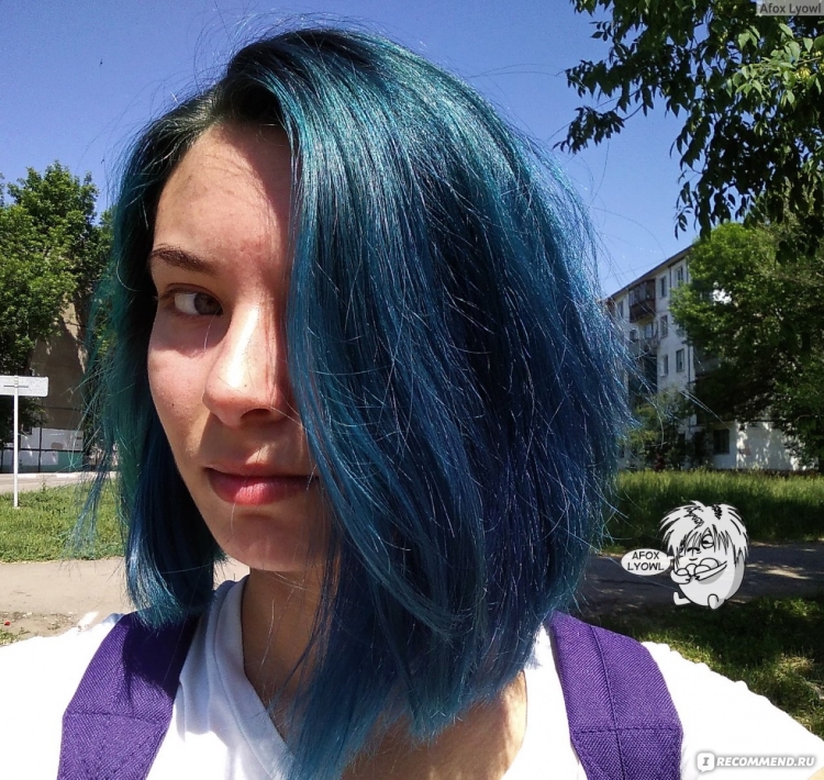 Волосы Покрашенные зеленкой