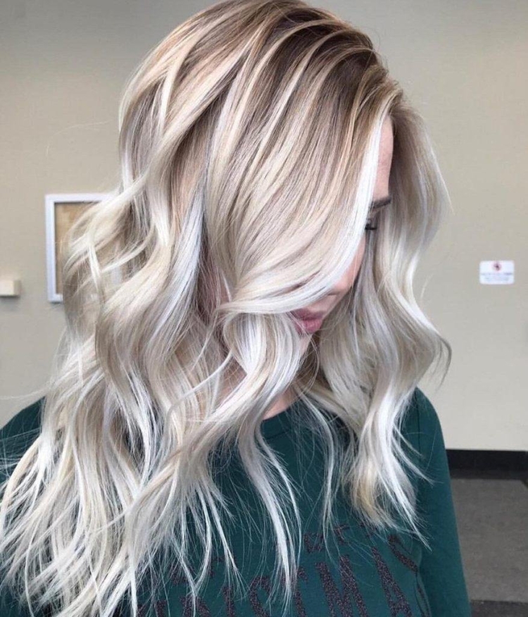 Балаяж русый и блонд