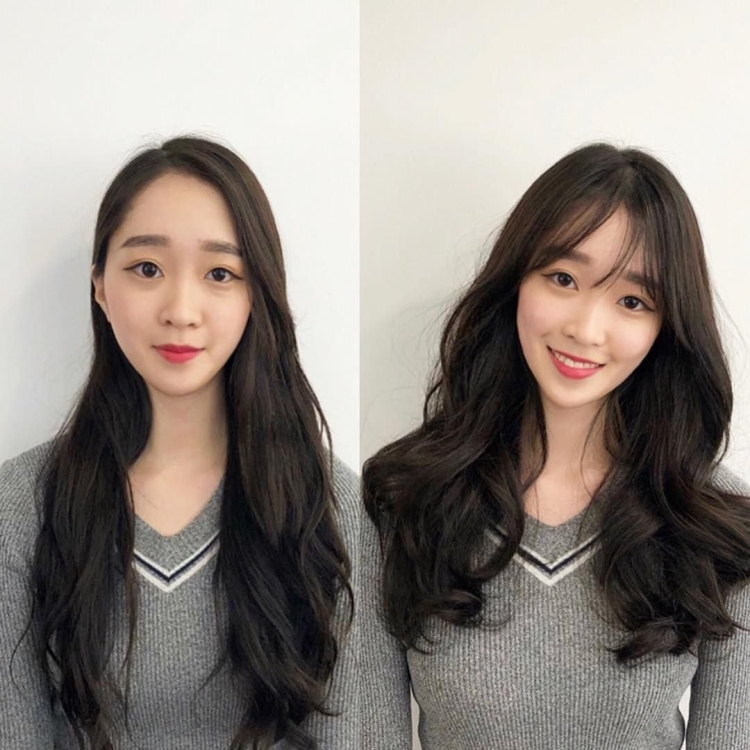 Кореянки до и после стрижки