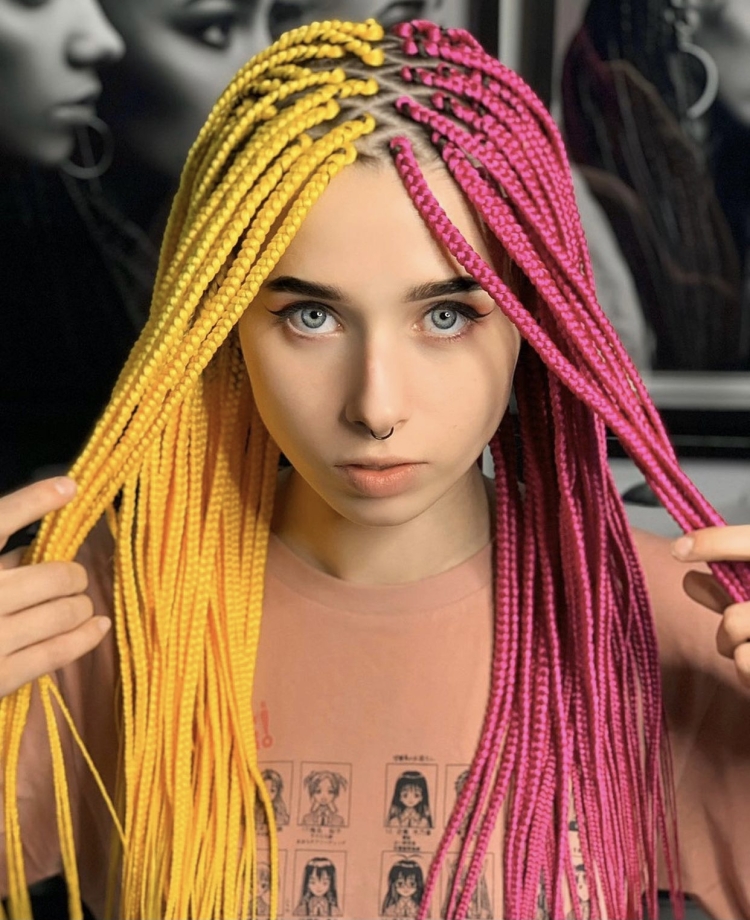 Афрокосы 2022 канекалон