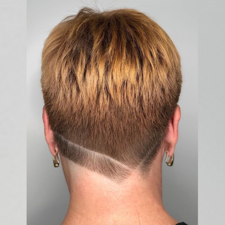 Короткие стрижки вид сзади