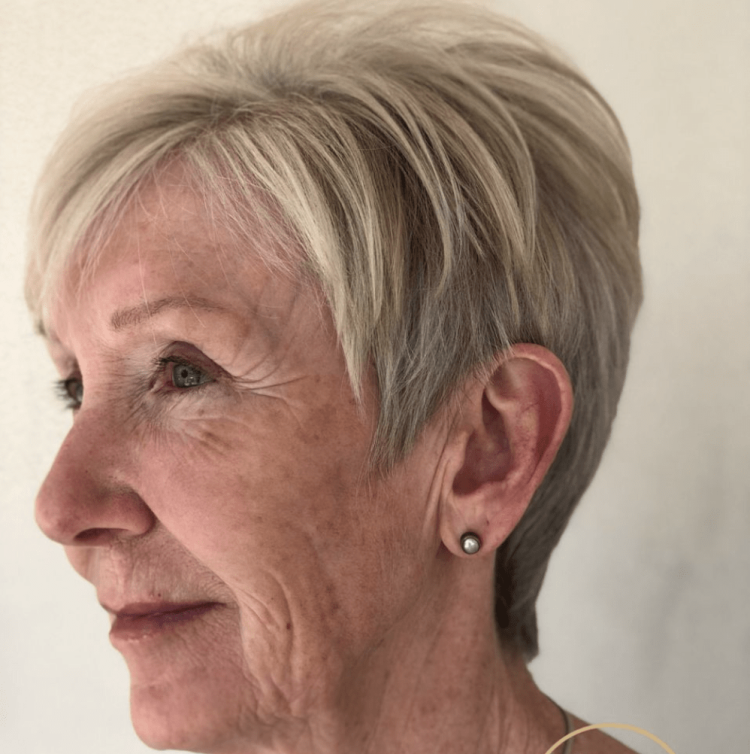 Короткие стрижки для пожилых