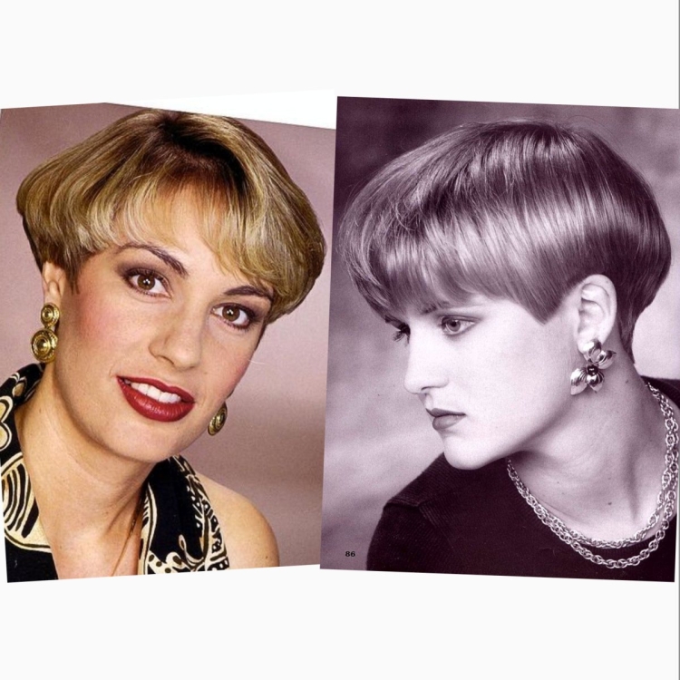 Паж стрижка для пожилых