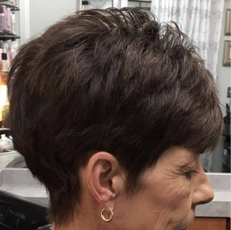 Креативные стрижки для пожилых