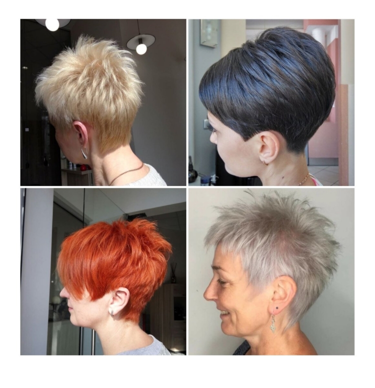 Стрижка Пикси 2022 вид сзади