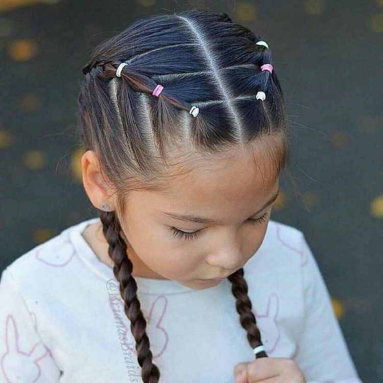 Причёски для девочек в садик