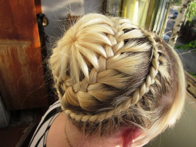 Косичка колосок