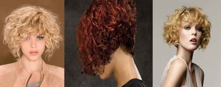 Градуированный Боб Каскад на кудрявые волосы